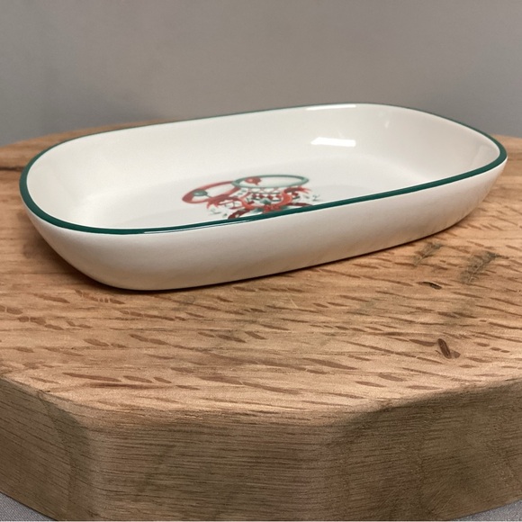 Vintage Christmas 2000 - Ceramic Crafted Dish / Tray / Decor by Pfaltzgraff USA - Picture 5 of 11